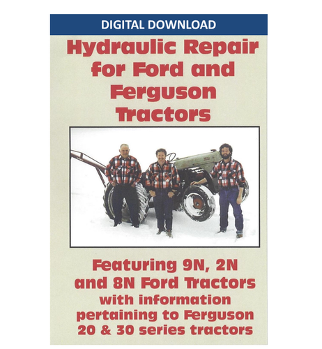Ford 9N, 8N, 2N Hydraulic Repair, Digital Download