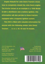 Load image into Gallery viewer, John Deere B, A, G Engine Rebuild