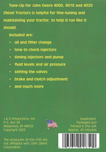 Load image into Gallery viewer, John Deere 4010, 4020 Diesel Tune Up
