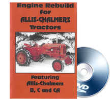Load image into Gallery viewer, Allis Chalmers B, C, CA Engine Rebuild DVD