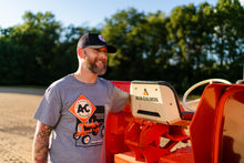 Load image into Gallery viewer, Allis Chalmers T-Shirt, Gray, Engineering in Action, Choose from sizes S and M