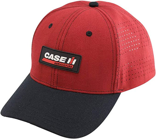 CaseIH Agriculture Logo Hat, Red with Black Brim