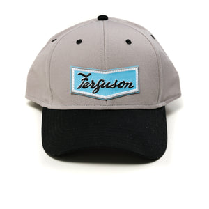 Ferguson Tractor Logo hat, Gray with Black brim