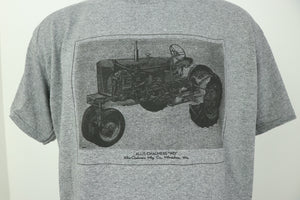 Allis Chalmers T-Shirt, Gray, WD-45 Cut-Away, Adult M and L only