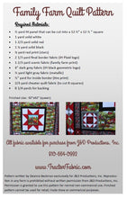 Load image into Gallery viewer, Family Farm Quilt Pattern