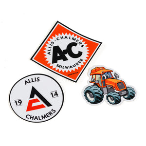 Set of three Allis Chalmers Stickers