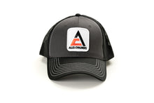 Load image into Gallery viewer, New Allis Chalmers Logo Hat, Gray with Black Mesh Back