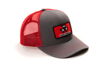 Load image into Gallery viewer, Red Massey Ferguson Tractor Logo Hat, Gray with Red Mesh Back
