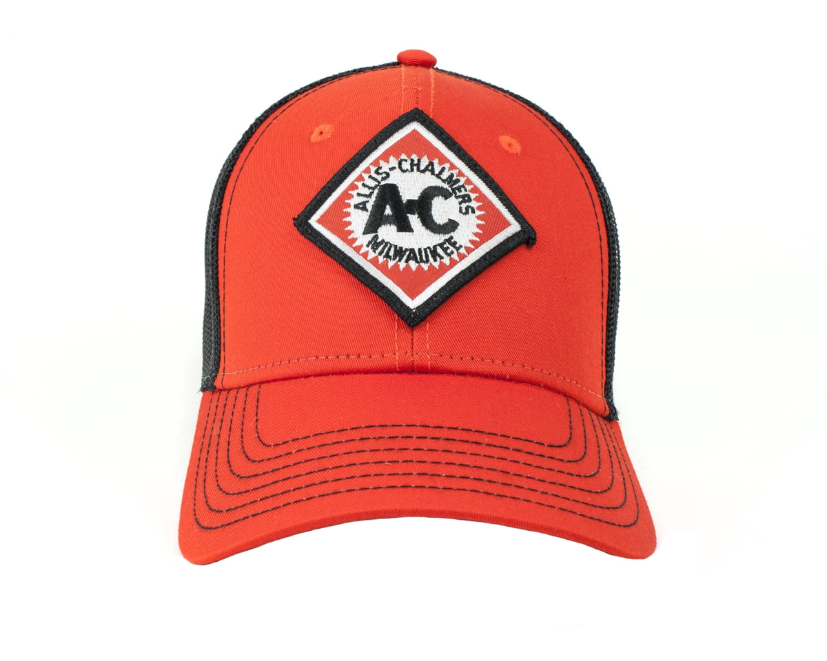 Vintage AC Hat, Orange/Black Mesh
