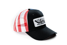 Load image into Gallery viewer, White Farm Equipment Logo Hat, Flag Mesh