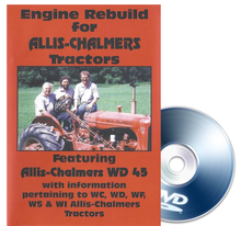 Load image into Gallery viewer, Allis Chalmers WD45 Engine Rebuild DVD