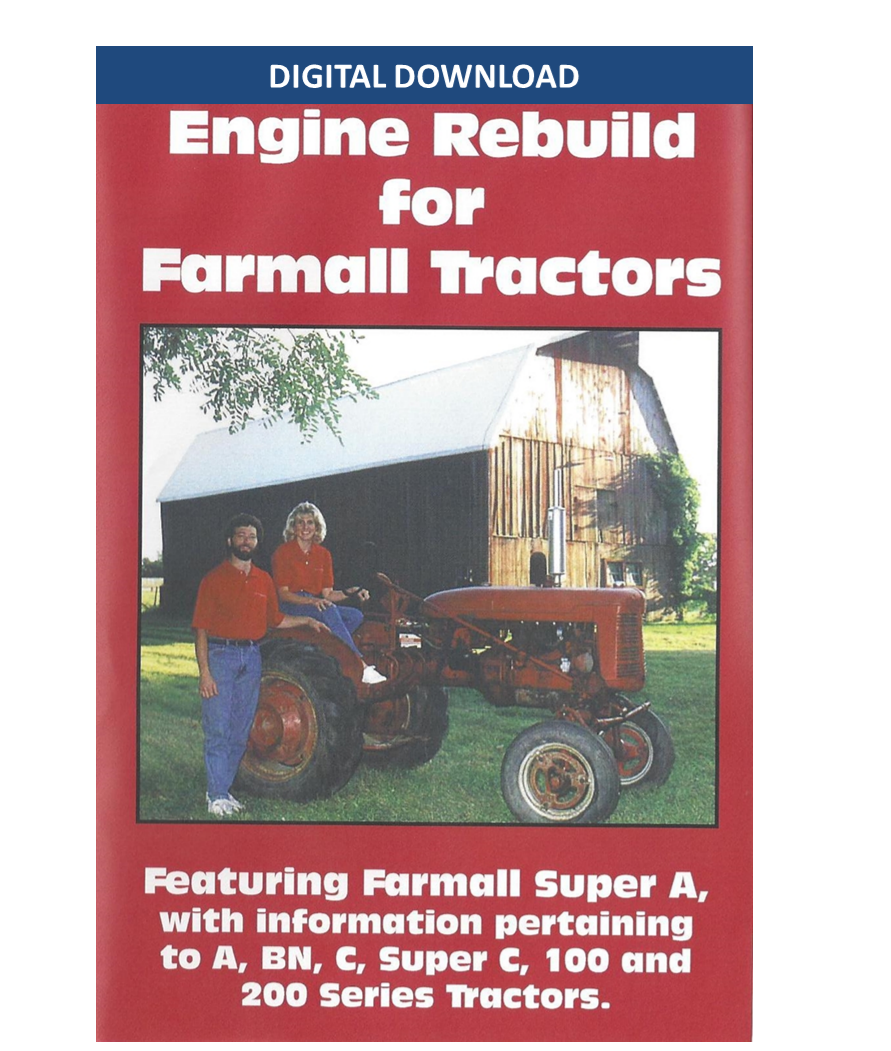 Farmall A, C, Super A, Super C Engine Rebuild Digital Download – J&D ...