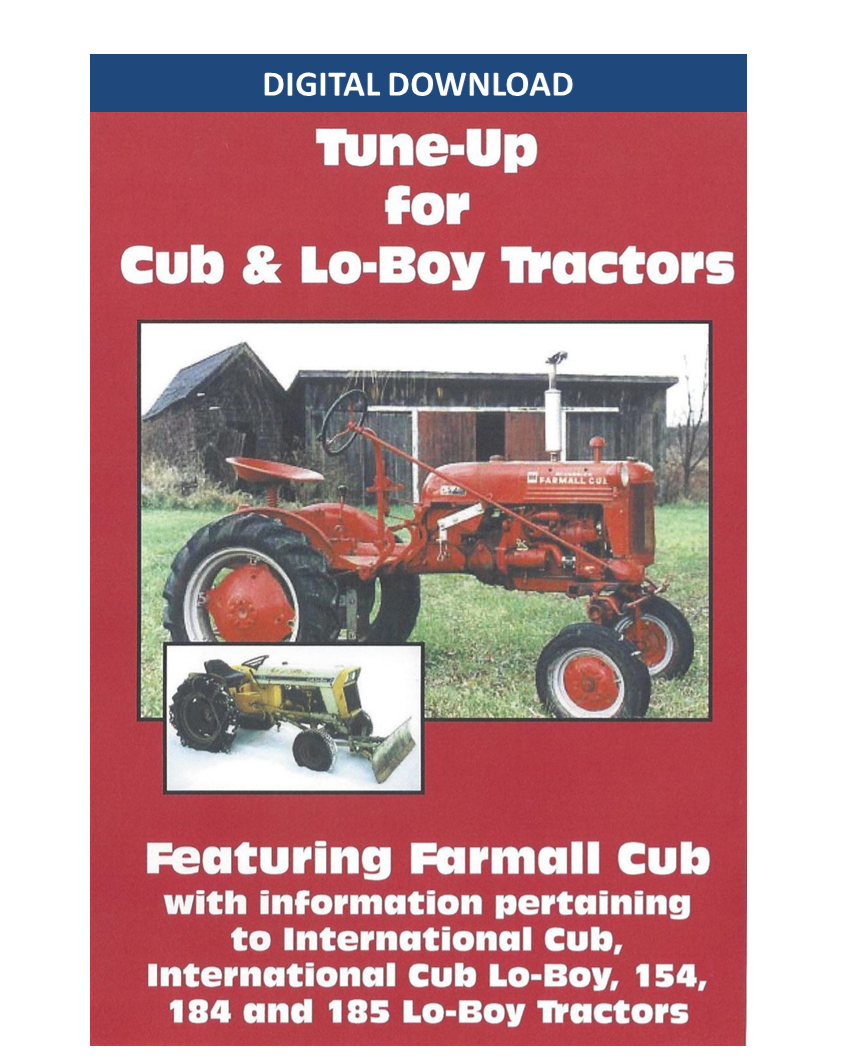 Farmall Cub Tune-Up Digital Download