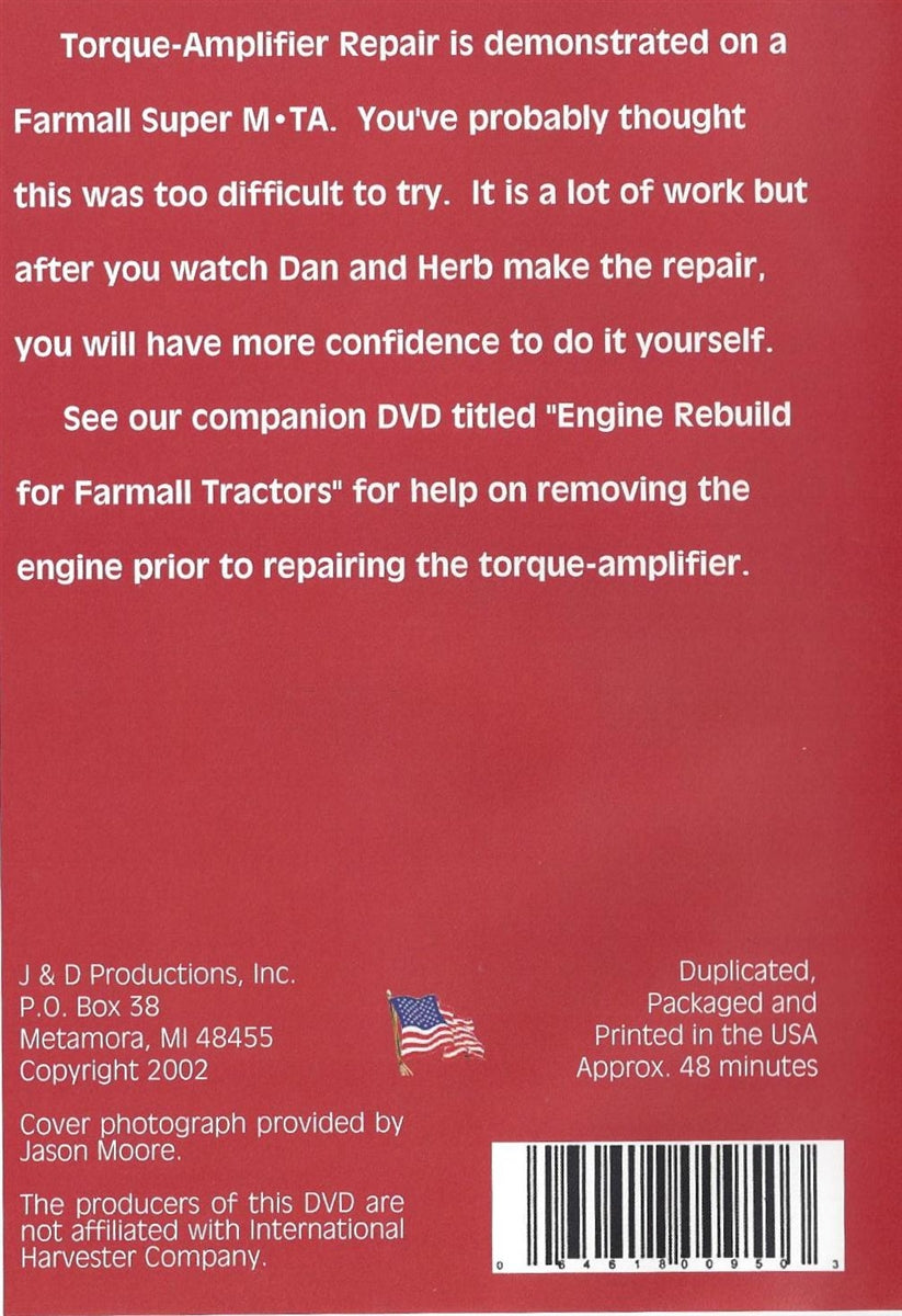 Farmall Torque-Amplifier Repair