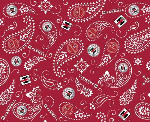 Farmall IH Tractor Fabric, Farmall Paisley
