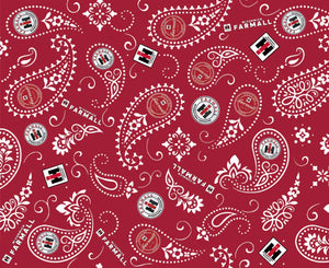 Farmall IH Tractor Fabric, Farmall Paisley