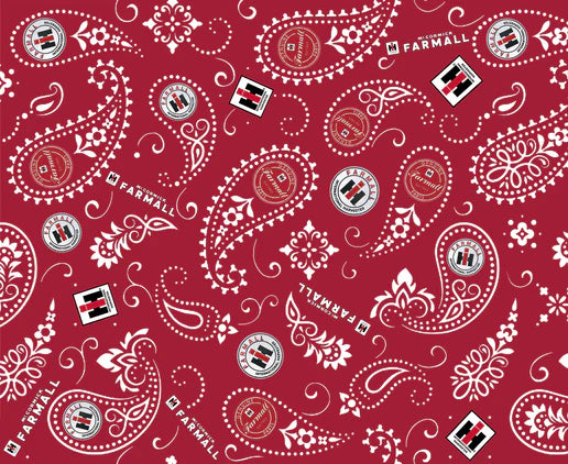Farmall IH Tractor Fabric, Farmall Paisley