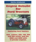 Ford Jubilee, 600-900 Series Engine Rebuild, Digital Download