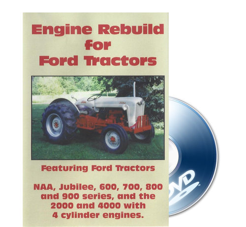 Ford Jubilee, 600-900 Series Engine Rebuild, DVD Format