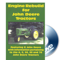 Load image into Gallery viewer, John Deere B, A, G Engine Rebuild DVD