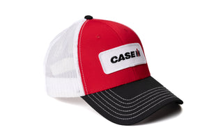 CaseIH Logo Hat, Red with White Mesh Back and Black Brim