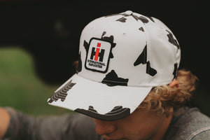 International Harvester IH Logo Hat, Cow Print