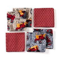 Load image into Gallery viewer, Case Tractor Fabric Bundle, Six Fat Quarters