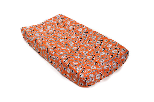 Allis Chalmers Changing Pad Cover, Orange