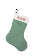 Oliver Christmas Stocking, Gingham, Oval Oliver Logo