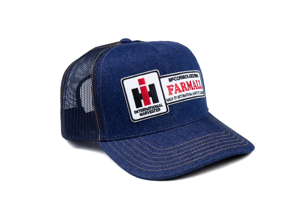 Farmall IH Logo Hat, Denim Mesh