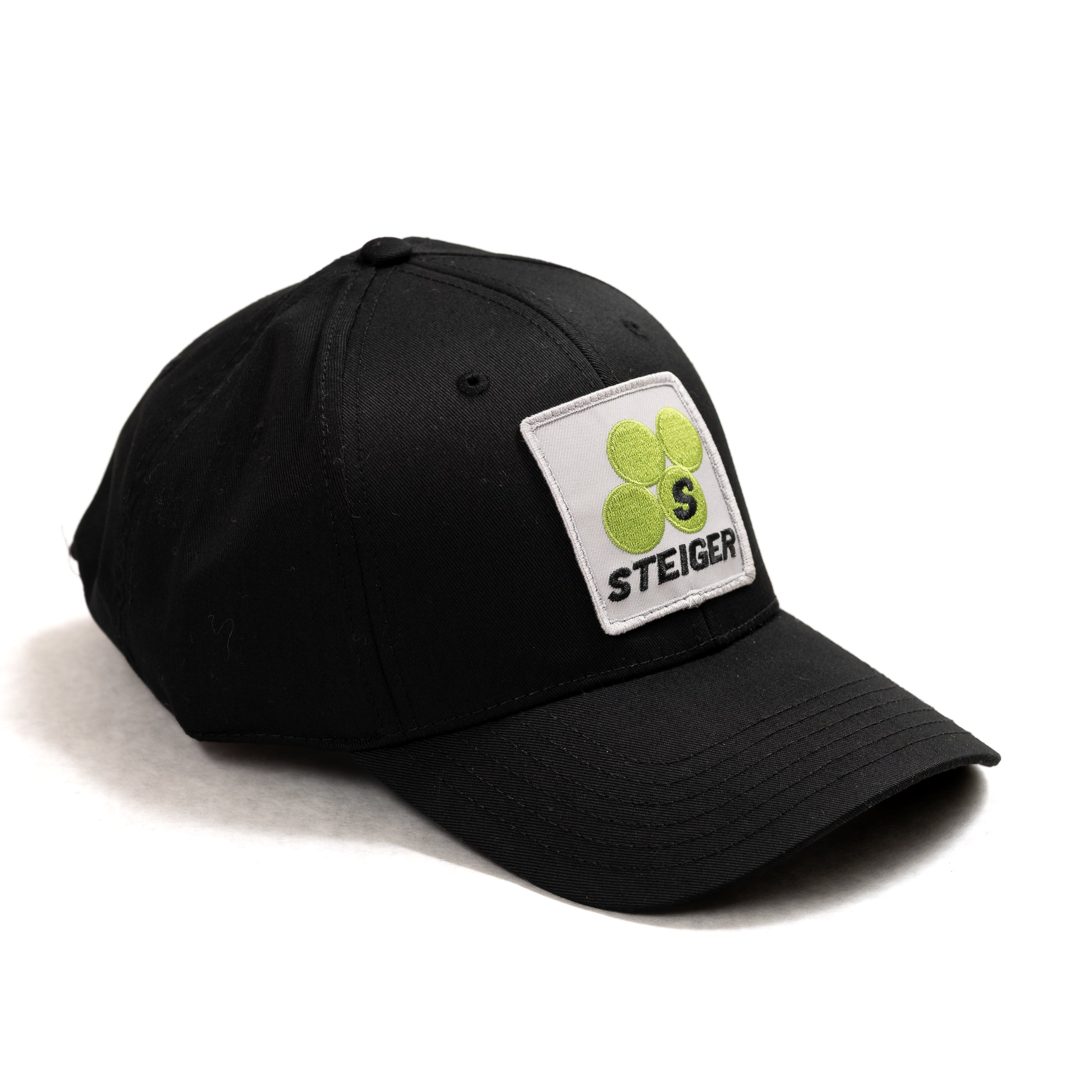 Steiger Logo Hat, Solid Black