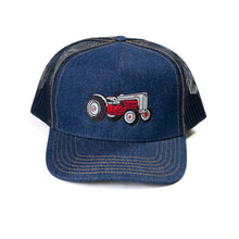 Load image into Gallery viewer, Ford Tractor Hat, Denim Mesh