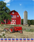 Farmall H Tractor Fabric Panel