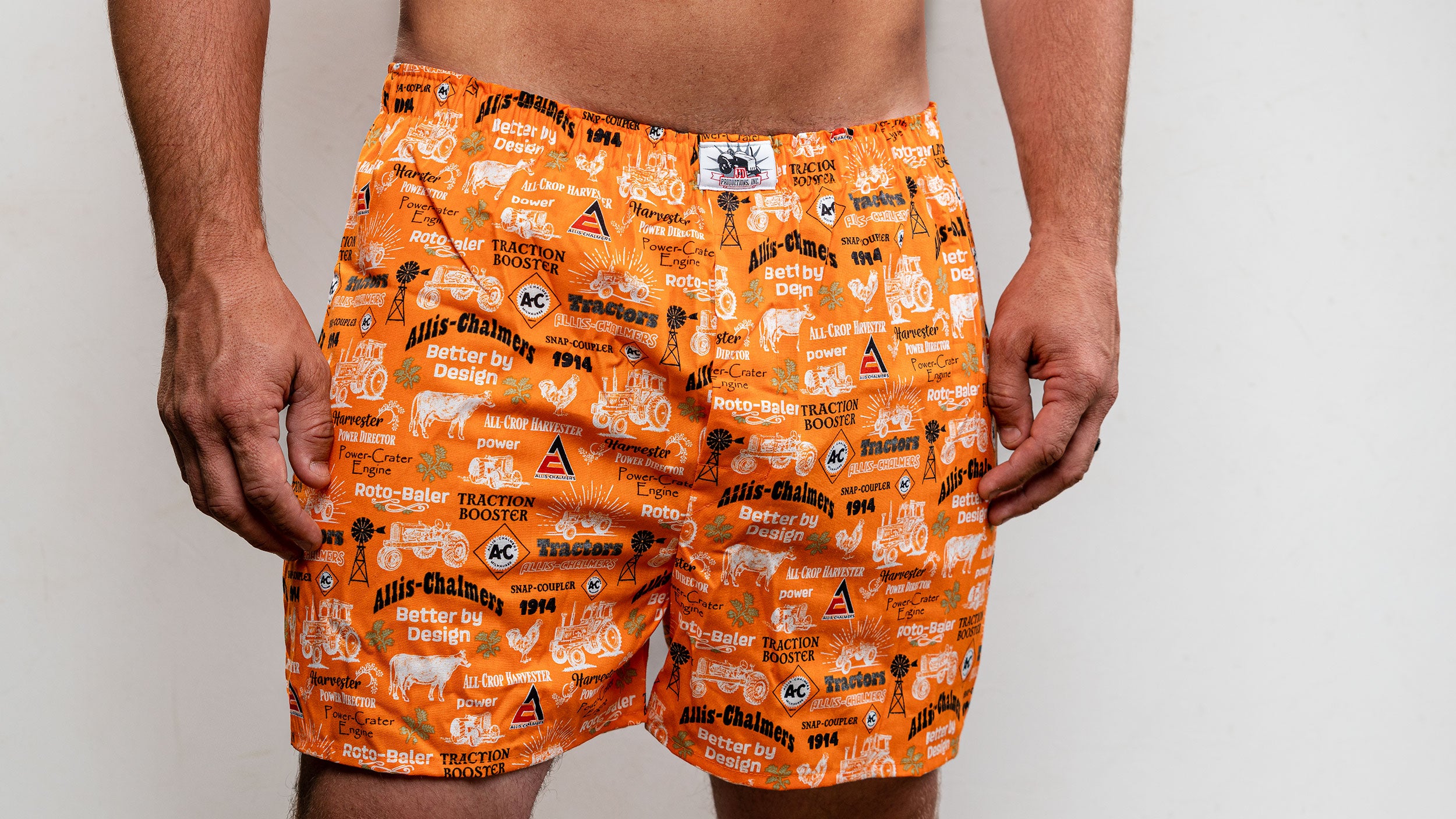 Allis-Chalmers Tractor and Logo Boxer Shorts