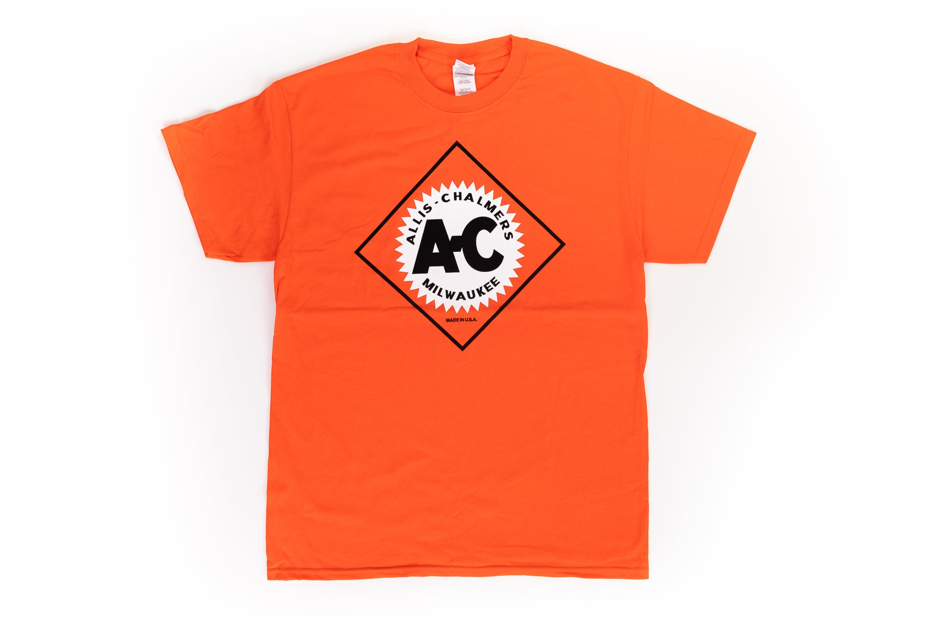 Allis Chalmers T-Shirt, Orange, Vintage AC Logo