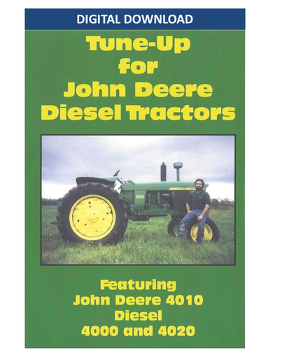John Deere 4010, 4020 Diesel Tune Up Digital Download