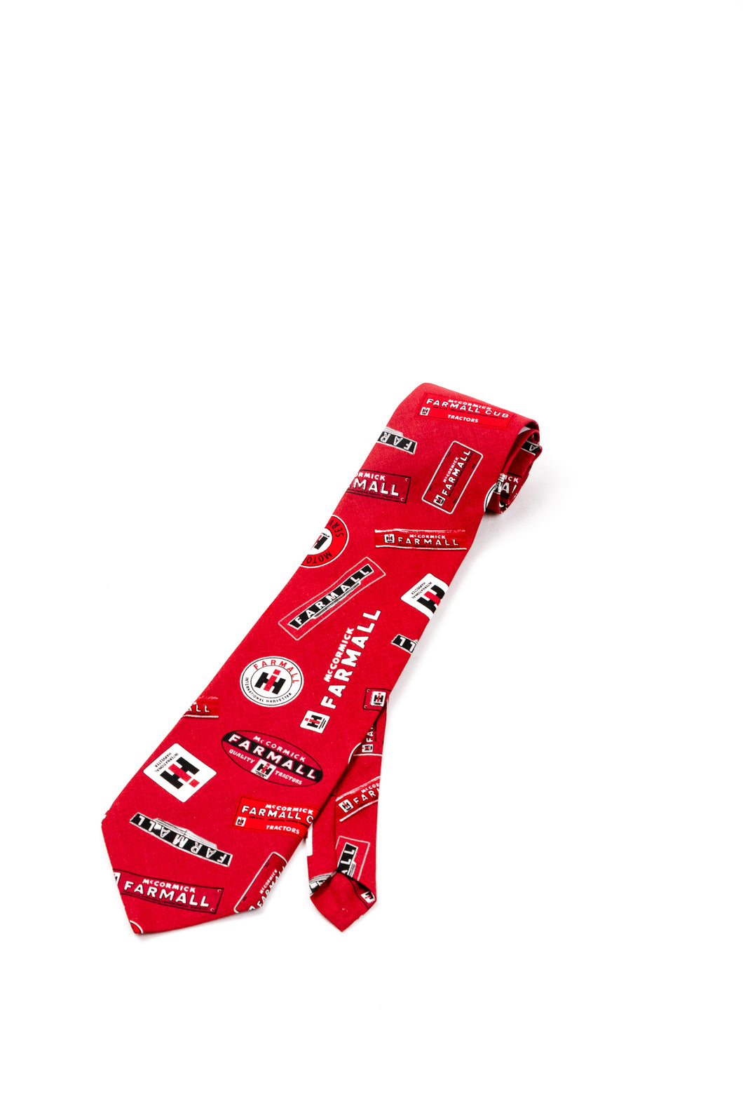 Farmall and IH Logo Necktie, Red, Adult or Youth Size
