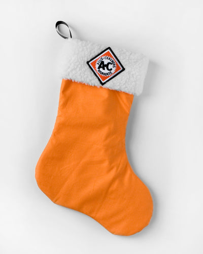 Allis Chalmers Christmas Stocking, Vintage Starburst AC Logo on Cuff