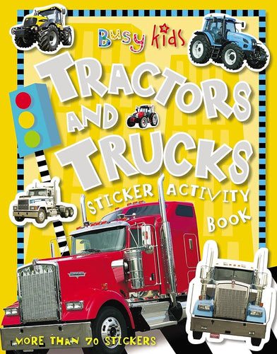 Tractors and Trucks Sticker Activity Book