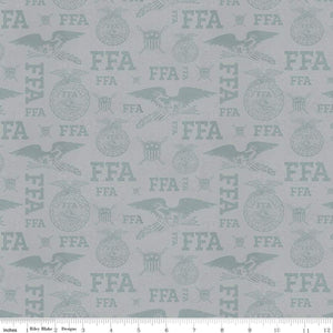 FFA Fabric, Tonal Logos, Gray