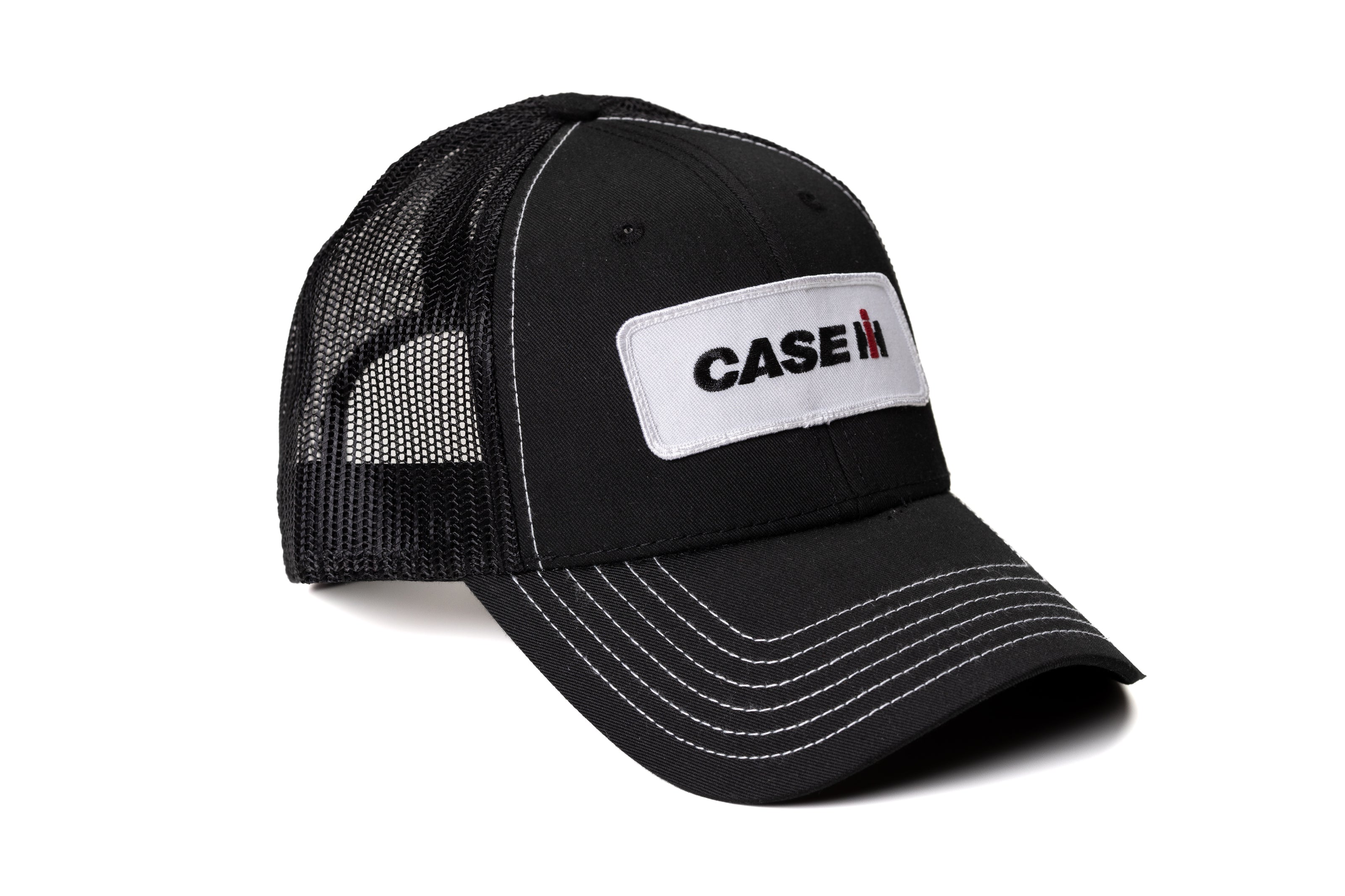 CaseIH Logo Hat, Black Mesh