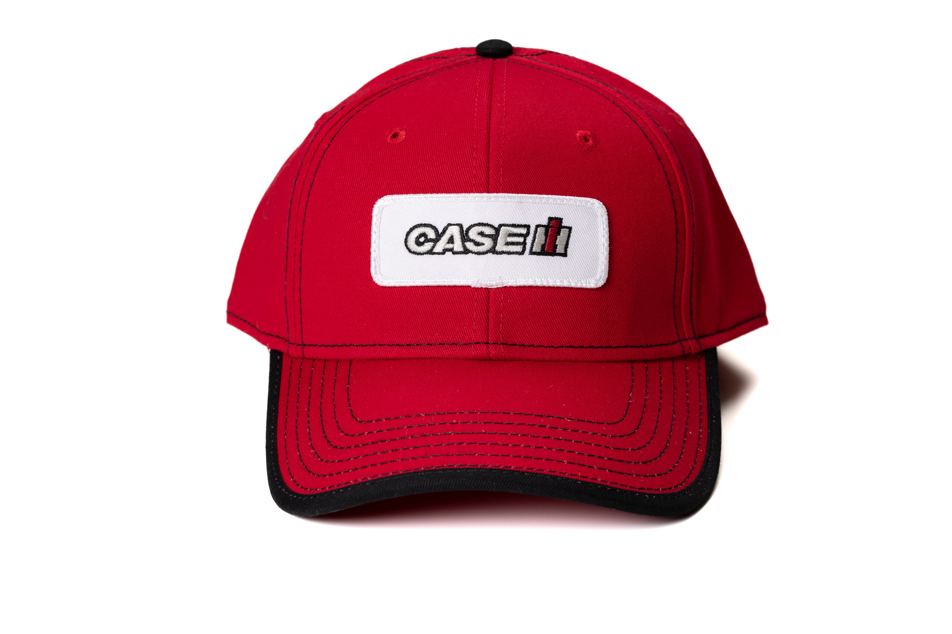 CaseIH Logo Hat, Red with Black Accents