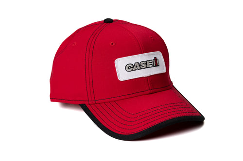 CaseIH Logo Hat, Red with Black Accents
