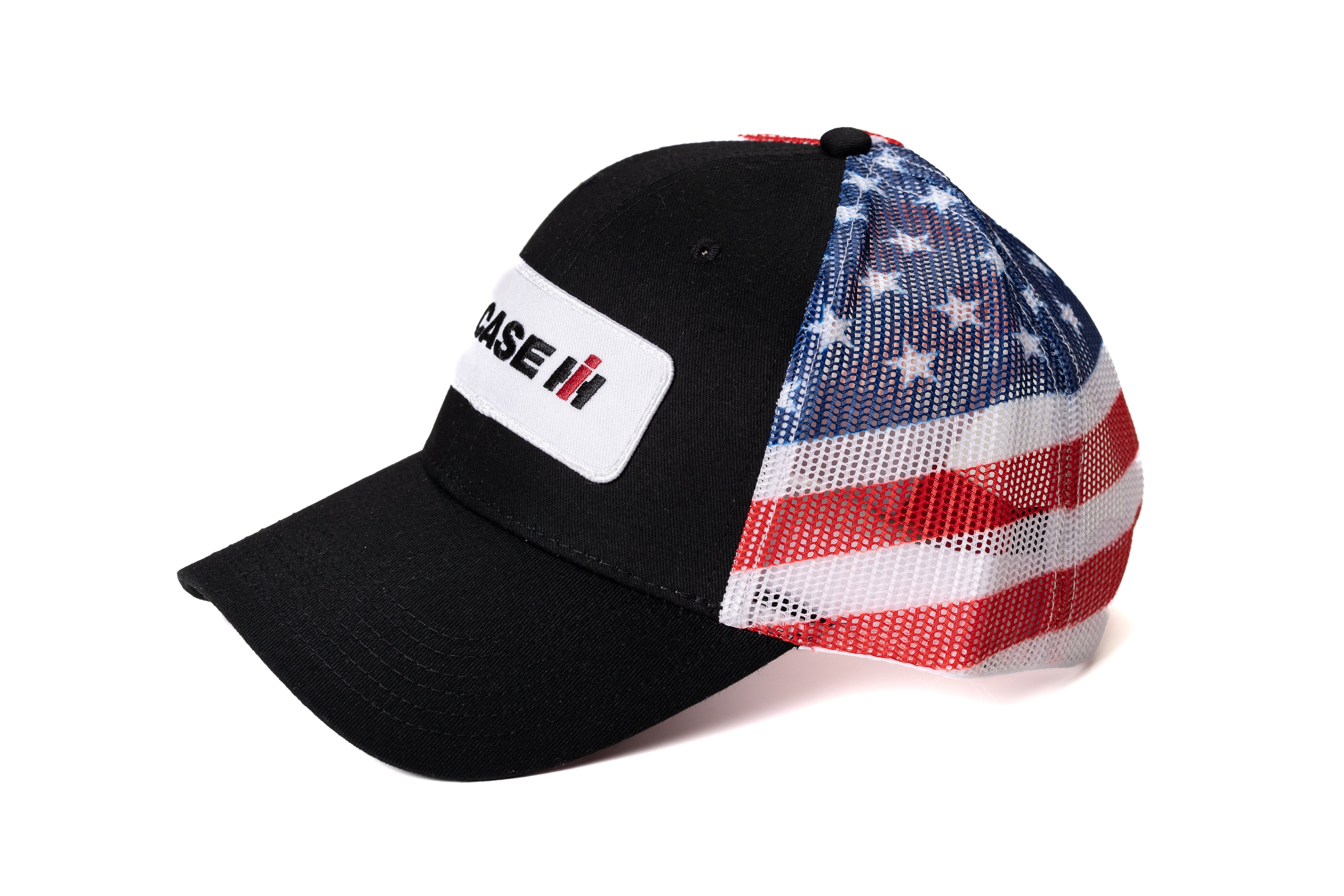 CaseIH Logo Hat, US Flag Mesh