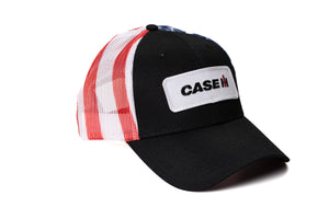 CaseIH Logo Hat, US Flag Mesh