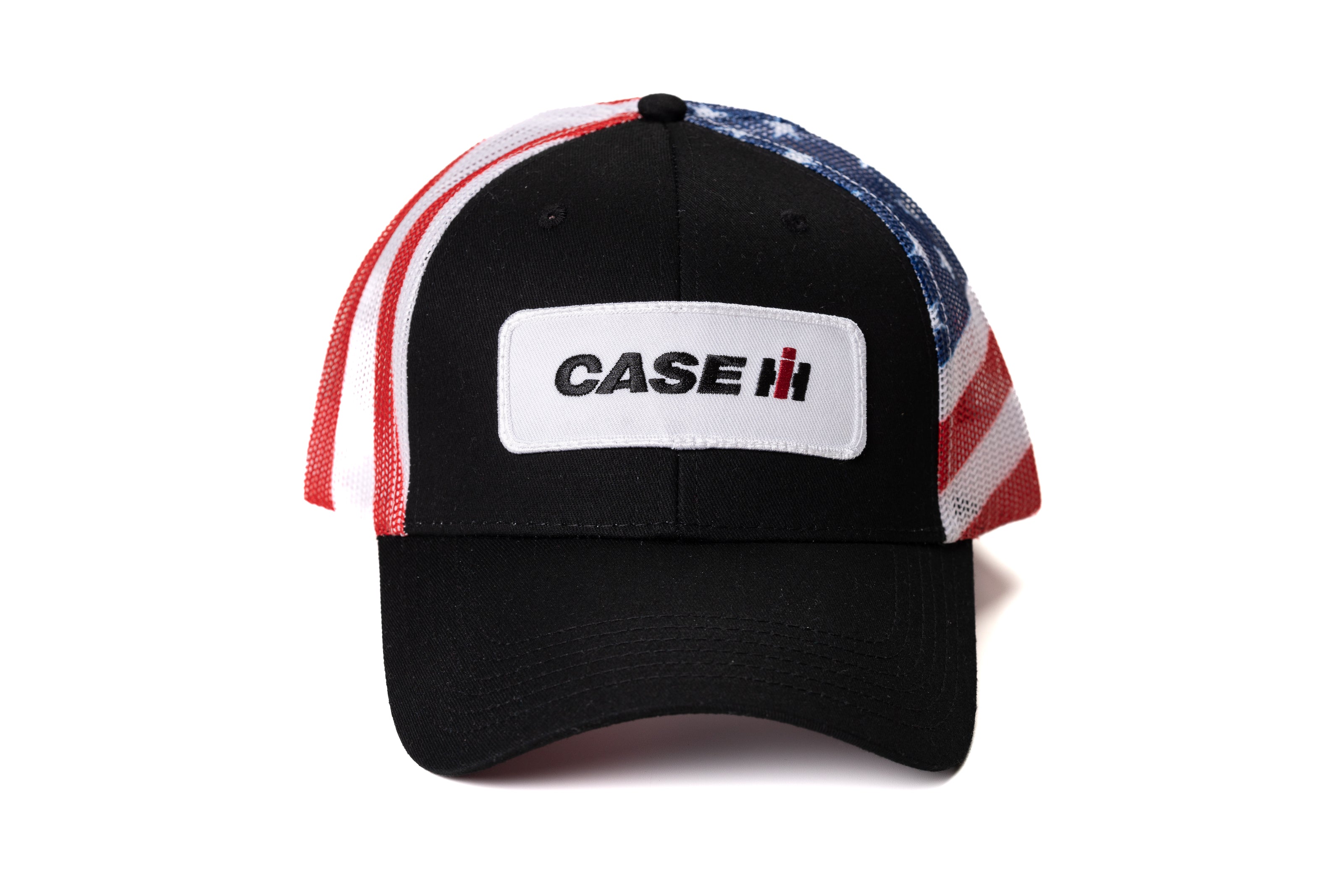 CaseIH Logo Hat, US Flag Mesh
