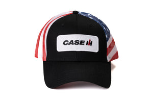 CaseIH Logo Hat, US Flag Mesh