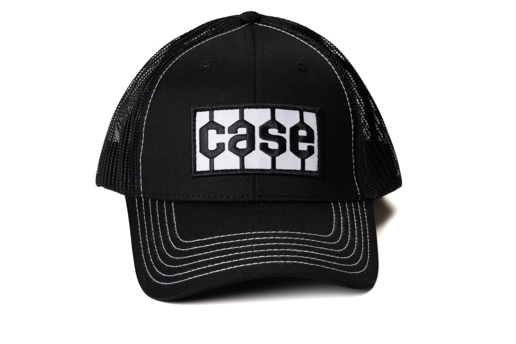 Case Tire Tread Logo Hat, Black Mesh