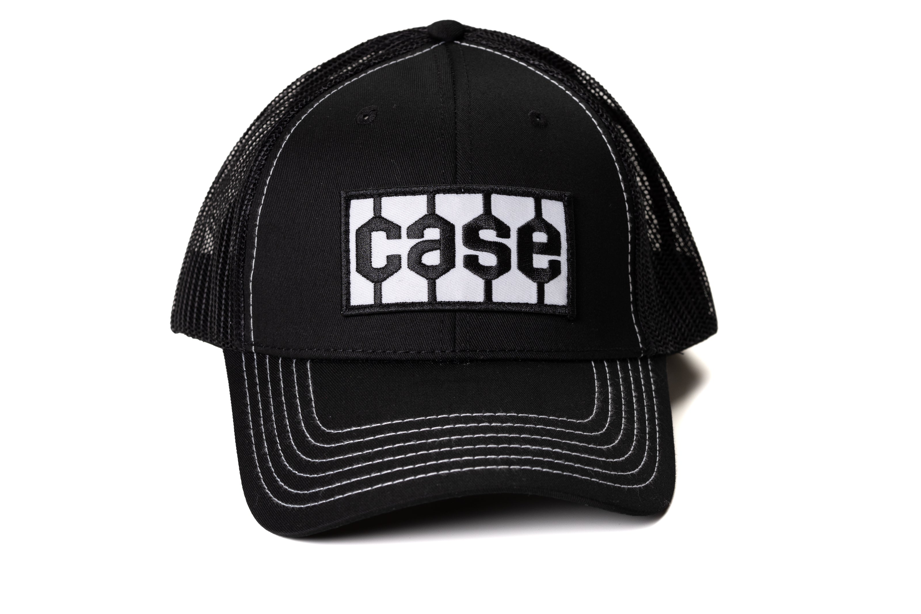 Case Tire Tread Logo Hat, Black Mesh