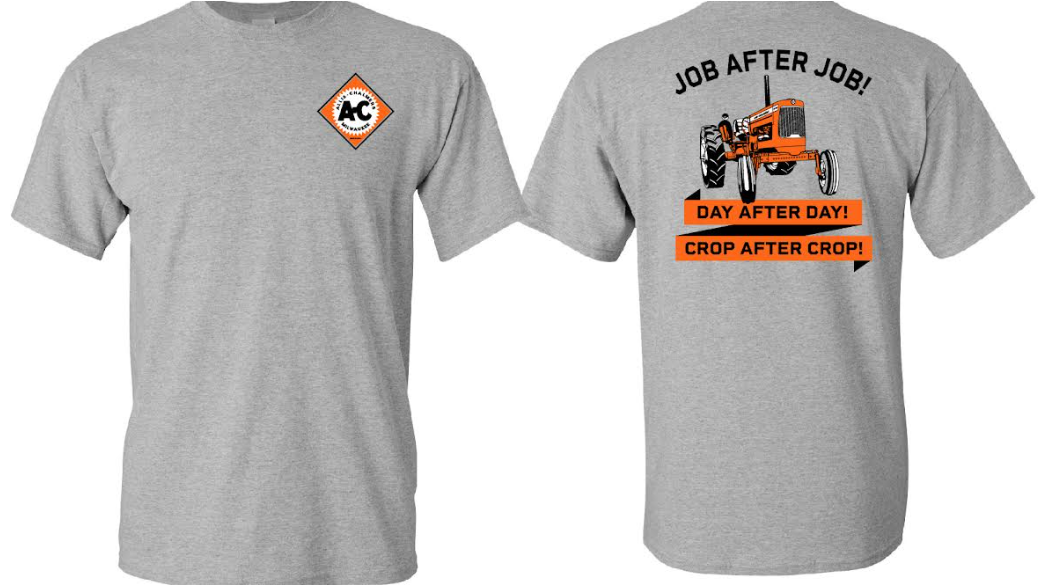 Allis Chalmers T-Shirt, Gray, D19 Crop after Crop
